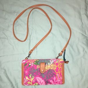 NWOT LILLY BLOOM CROSSBODY WRISTLET PURSE WALLET